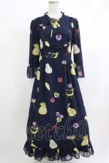 画像1: MILK / ベルベットムーンロングドレス  ナイトブルー H-26-04-10-018-ML-OP-KB-ZH (1)
