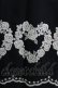 画像4: Leur Getter / フラワーハート刺繍エプロンワンピース  ブラック H-26-04-10-002-LU-OP-KB-ZH (4)