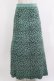 画像1: Candy Stripper / レオパードニットスカート  ミントグリーン H-26-04-10-021-PU-SK-KB-ZH (1)