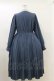 画像2: m petit by misako / AM*レースエリプリーツワンピース L ブルー H-26-04-11-040-LO-OP-NS-ZH (2)