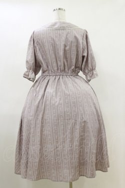 画像2: m petit by misako / MSKストライプフレアワンピース L ピンク H-26-04-11-041-LO-OP-NS-ZH