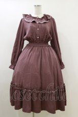 画像1: m petit by misako / AOK*フリルカラータックワンピース L ピンク H-26-04-11-044-LO-OP-NS-ZH (1)