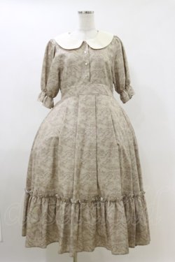 画像1: m petit by misako / NINA’Sコラボトワルドジュイワンピース M ベージュ H-26-04-11-045-LO-OP-NS-ZH