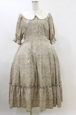 画像1: m petit by misako / NINA’Sコラボトワルドジュイワンピース L ベージュ H-26-04-11-046-LO-OP-NS-ZH