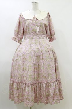 画像1: m petit by misako / NINA’Sコラボトワルドジュイワンピース L ピンク H-26-04-11-047-LO-OP-NS-ZH