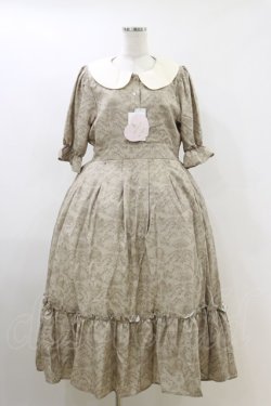 画像1: m petit by misako / NINA’Sコラボトワルドジュイワンピース L ベージュ H-26-04-11-049-LO-OP-NS-ZH