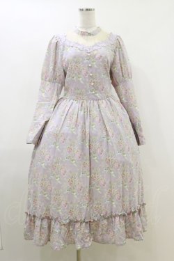 画像1: Kurumi Collaboration / KRハナジゴスリーブワンピース LL ラベンダー H-26-04-11-052-GO-OP-NS-ZH