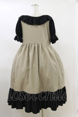 画像2: marcHenTica / ストライプワンピース Free ベージュ H-26-04-11-054-LO-OP-NS-ZH