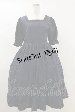 画像1: marcHenTica / チェックワンピース Free ネイビー H-26-04-11-055-LO-OP-NS-ZH