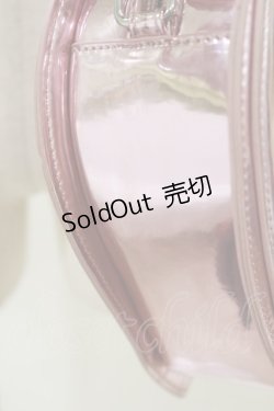 画像3: PuppetBombs / QP6 クロス×ハート2wayバッグ 横21cm 縦18cm 幅7cm ショルダー紐120cm ハンド紐26cm ピンク H-26-04-11-006-LO-BG-NS-ZH