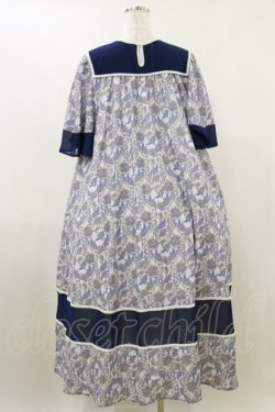 画像2: axes femme NOSTALGIE / ペイズリーワンピース Free オフ/ブルー H-26-04-11-057-AX-OP-NS-ZH