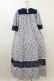 画像2: axes femme NOSTALGIE / ペイズリーワンピース Free オフ/ブルー H-26-04-11-057-AX-OP-NS-ZH (2)
