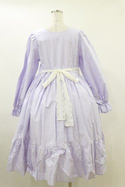 画像2: marcHenTica / レース切替ワンピース プリンセスサイズ ラベンダー H-26-04-11-058-LO-OP-NS-ZH