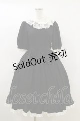 LOCOCO尾州ロリィタ / 半袖ワンピース 1 ブラック H-26-04-11-060-LO-OP-NS-ZH