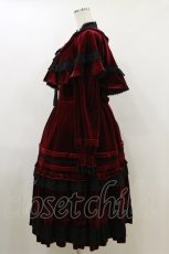 画像3: Hoshibako Works / Rozen Maiden x HoshibakoWorks 真紅ケープ付きワンピース Free ベルベット/ワイン H-26-04-11-064-LO-OP-NS-ZH (3)