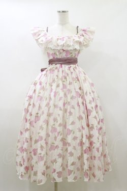 画像1: Hoshibako Works / フラワープリントワンピース S オフ/ピンク H-26-04-11-065-LO-OP-NS-ZH