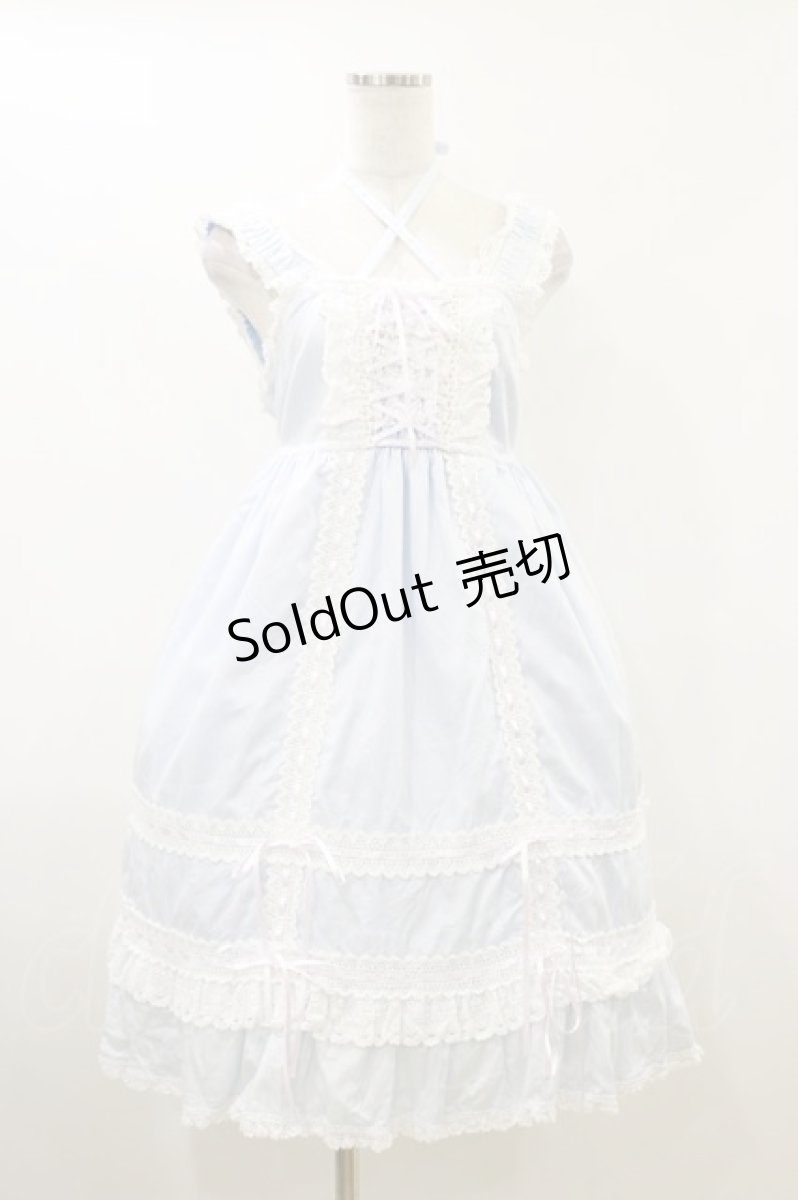 画像1: BABY,THE STARS SHINE BRIGHT / ベビードールジャンパースカート Free サックス H-26-04-11-068-BA-OP-NS-ZH (1)