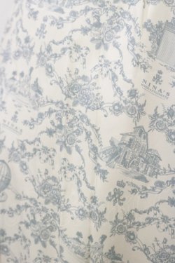 画像3: m petit by misako / MSKトワルドジュイジャンパースカート L オフ/ブルー H-26-04-11-069-LO-SK-NS-ZH