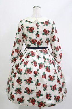 画像3: Leur Getter / Sweet Strawberry袖付きワンピース  オフ白 H-26-04-11-1003-LU-OP-KB-ZH