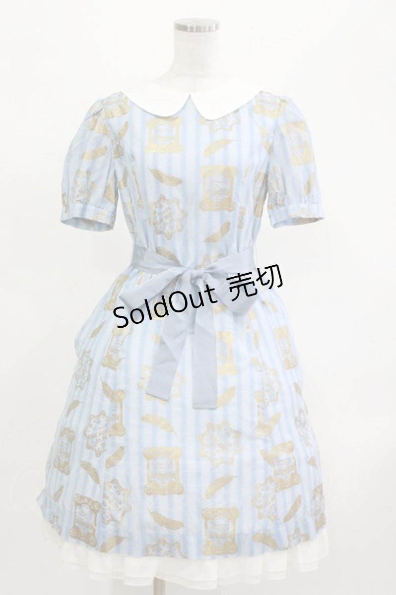画像1: Jane Marple / CARTE Radieuseワンピース  ブルーグレイ H-26-04-11-1006-JM-OP-KB-ZH (1)