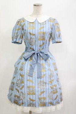 画像1: Jane Marple / CARTE Radieuseワンピース  ブルーグレイ H-26-04-11-1006-JM-OP-KB-ZH