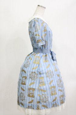 画像2: Jane Marple / CARTE Radieuseワンピース  ブルーグレイ H-26-04-11-1006-JM-OP-KB-ZH