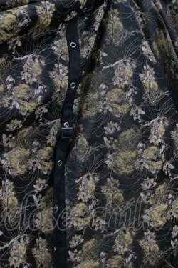 画像5: Qutie Frash / 和柄アシメスカート  ブラック×ブラウン H-26-04-11-1007-QU-SK-KB-ZH