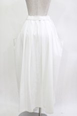 画像2: Qutie Frash / プリーツ切替袴スカート  ホワイト×レッド H-26-04-11-1008-QU-SK-KB-ZH (2)