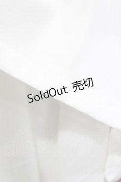 画像3: Qutie Frash / プリーツ切替袴スカート  ホワイト×レッド H-26-04-11-1008-QU-SK-KB-ZH