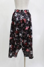 画像2: NieR Clothing / サルエルパンツ  和柄九尾/黒 H-26-04-11-1010-PU-PA-KB-ZH (2)