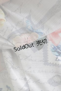 画像4: Leur Getter / Flower Card袖付ワンピース M グレー H-26-04-11-1001-LU-OP-KB-ZH