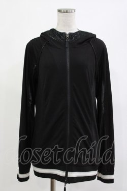 画像1: Qutie Frash / スカルドラゴンパーカー M ブラック H-26-04-11-1015-QU-TO-KB-ZH