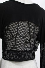 画像3: Qutie Frash / 着物袖ショートトップス  ブラック H-26-04-11-1018-QU-TO-KB-ZH (3)