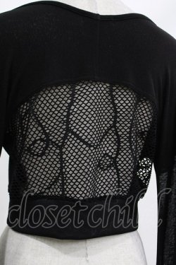 画像3: Qutie Frash / 着物袖ショートトップス  ブラック H-26-04-11-1018-QU-TO-KB-ZH