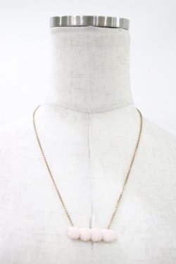 画像2: Q-pot. / シュガークリームラインネックレス  ピンク H-26-04-11-1024-QP-AC-KB-ZH