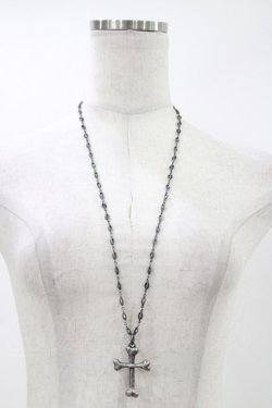 画像2: Q-pot. / ボーンクロスロザリオネックレス  シルバー H-26-04-11-1025-QP-AC-KB-ZH