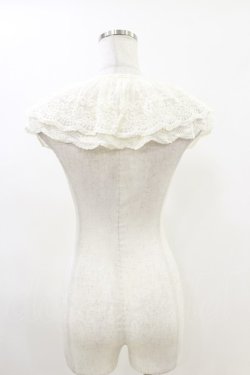 画像2: m petit by misako / AMレースツケエリ  アイボリー H-26-04-11-001-LO-ZA-NS-ZH