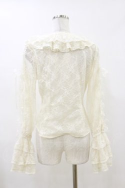 画像2: BABY,THE STARS SHINE BRIGHT / Princess Rapunzel 〜魔法の髪のフローラルガーランド〜ブラウス Free 生成り H-26-04-11-012-BA-BL-NS-ZH