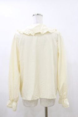 画像2: m petit by misako / AM マルエリフリルブラウス L アイボリー H-26-04-11-015-LO-BL-NS-ZH
