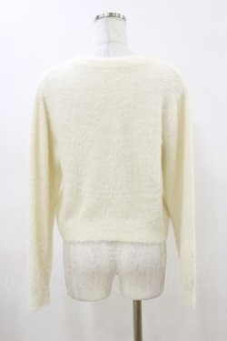 画像2: m petit by misako / NINA'Sコラボリボンニットカーディガン M アイボリー H-26-04-11-019-LO-TO-NS-ZH