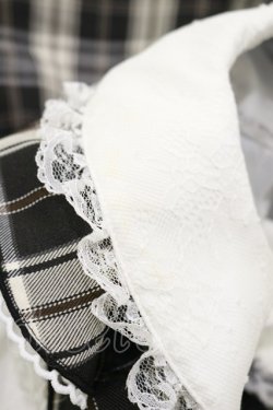 画像4: NOEMIE / メニーリボンラッフルフリルヨークセットアップ M ブラック/チェック H-26-04-11-022-LO-OP-NS-ZH