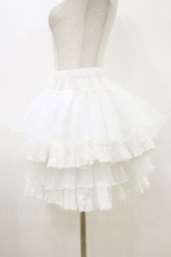 画像3: milky ange / レーストリムパニエ Free 白 H-26-04-11-023-EL-SK-NS-ZH