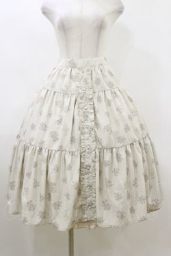 画像1: m petit by misako / NINA'Sコラボスカート M アイボリー/リバーシブル H-26-04-11-024-LO-SK-NS-ZH