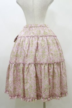 画像2: m petit by misako / AM*ジュイパニエスカート LL ピンク/アイボリー リバーシブル H-26-04-11-026-LO-SK-NS-ZH