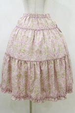 画像1: m petit by misako / AM*ジュイパニエスカート L ピンク/アイボリー リバーシブル H-26-04-11-027-LO-SK-NS-ZH (1)