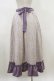 画像2: Kurumi Collaboration / KRハナガラHWフレアSK L ラベンダー H-26-04-11-029-GO-SK-NS-ZH (2)
