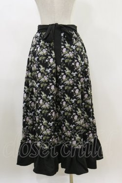 画像2: Kurumi Collaboration / KRハナガラHWフレアSK L ブラック H-26-04-11-030-GO-SK-NS-ZH