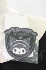 画像4: m petit by misako / サンリオキャラクターズコラボ クロミワッペン付きワンピース LL ブラック H-26-04-11-034-LO-OP-NS-ZH (4)