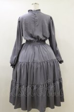 画像2: m petit by misako / AM*レースティアードワンピース L グレー H-26-04-11-035-LO-OP-NS-ZH (2)