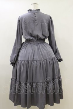 画像2: m petit by misako / AM*レースティアードワンピース L グレー H-26-04-11-035-LO-OP-NS-ZH